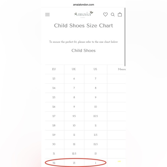 Amaia London- Kids Burgundy Mary Jane Girl Shoes- Size EU 32 (US 1) - Picture 7 of 7